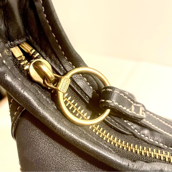 Coach Ergo Legacy Black Leather Shoulder Bag - Picture 7 of 11